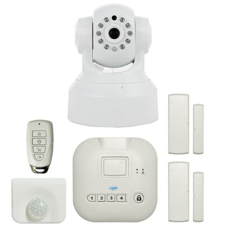 Kit casa inteligenta PNI SmartHome SM400 + camera video SM460 sistem de alarma si monitorizare video prin internet