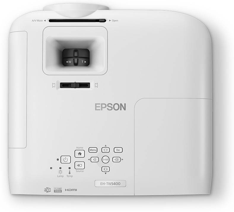 Videoproiector Videoproiector Epson EH-TW5400, Full HD, 2500 lumeni, alb, Full HD, 2500 lumeni, alb