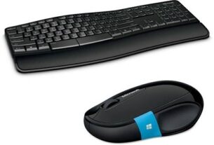 Kit Tastatura + Mouse Microsoft Sculpt Comfort Desktop, Wireless, Negru